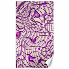 Ribbon Chaos 2 Lilac Canvas 40  X 72  