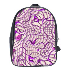 Ribbon Chaos 2 Lilac School Bags(Large) 