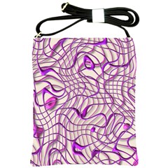 Ribbon Chaos 2 Lilac Shoulder Sling Bags