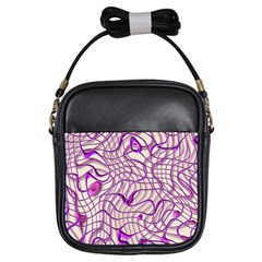 Ribbon Chaos 2 Lilac Girls Sling Bags