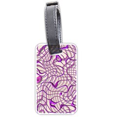 Ribbon Chaos 2 Lilac Luggage Tags (one Side)  by ImpressiveMoments