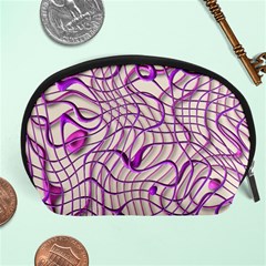 Ribbon Chaos 2 Lilac Accessory Pouches (large) 