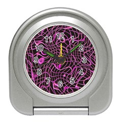 Ribbon Chaos 2 Pink Travel Alarm Clocks