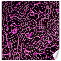 Ribbon Chaos 2 Pink Canvas 16  X 16  