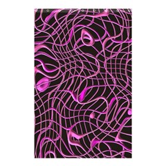 Ribbon Chaos 2 Pink Shower Curtain 48  X 72  (small)  by ImpressiveMoments