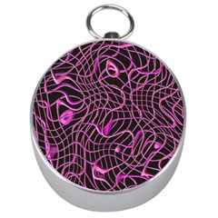 Ribbon Chaos 2 Pink Silver Compasses