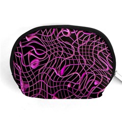 Ribbon Chaos 2 Pink Accessory Pouches (medium) 