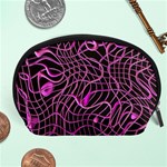 Ribbon Chaos 2 Pink Accessory Pouches (Large)  Front