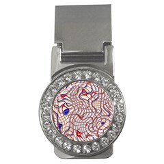 Ribbon Chaos 2 Red Blue Money Clips (cz)  by ImpressiveMoments