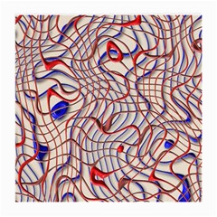 Ribbon Chaos 2 Red Blue Medium Glasses Cloth