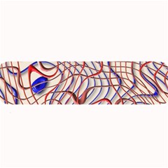 Ribbon Chaos 2 Red Blue Large Bar Mats