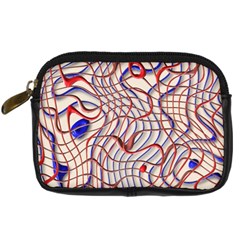 Ribbon Chaos 2 Red Blue Digital Camera Cases by ImpressiveMoments