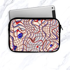 Ribbon Chaos 2 Red Blue Apple Ipad Mini Zipper Cases