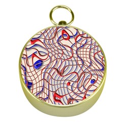 Ribbon Chaos 2 Red Blue Gold Compasses