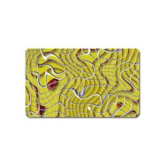 Ribbon Chaos 2 Yellow Magnet (name Card)