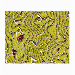 Ribbon Chaos 2 Yellow Small Glasses Cloth