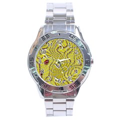 Ribbon Chaos 2 Yellow Stainless Steel Men s Watch