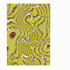 Ribbon Chaos 2 Yellow Large Garden Flag (two Sides)