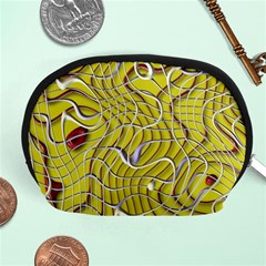 Ribbon Chaos 2 Yellow Accessory Pouches (medium) 