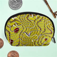 Ribbon Chaos 2 Yellow Accessory Pouches (large) 