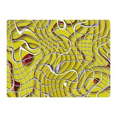 Ribbon Chaos 2 Yellow Double Sided Flano Blanket (mini) 