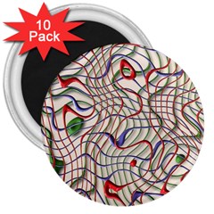 Ribbon Chaos 2 3  Magnets (10 Pack) 