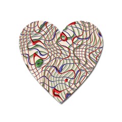 Ribbon Chaos 2 Heart Magnet