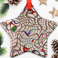 Ribbon Chaos 2 Star Ornament (two Sides)  by ImpressiveMoments