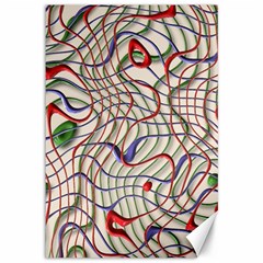 Ribbon Chaos 2 Canvas 12  X 18  