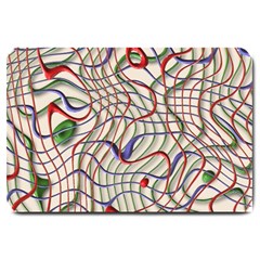 Ribbon Chaos 2 Large Doormat 