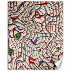 Ribbon Chaos 2 Canvas 11  X 14  