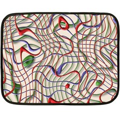 Ribbon Chaos 2 Double Sided Fleece Blanket (mini) 