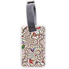 Ribbon Chaos 2 Luggage Tags (one Side)  by ImpressiveMoments