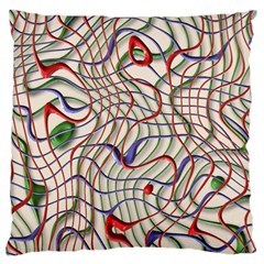 Ribbon Chaos 2 Large Cushion Cases (two Sides) 