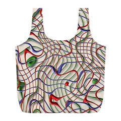 Ribbon Chaos 2 Full Print Recycle Bags (l) 