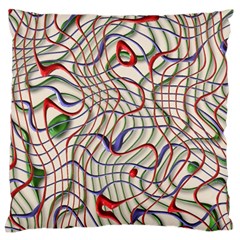 Ribbon Chaos 2 Standard Flano Cushion Cases (one Side) 