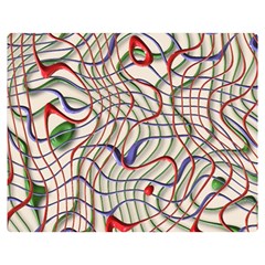 Ribbon Chaos 2 Double Sided Flano Blanket (medium) 