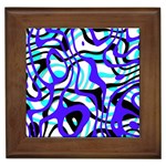 Ribbon Chaos Ocean Framed Tiles Front