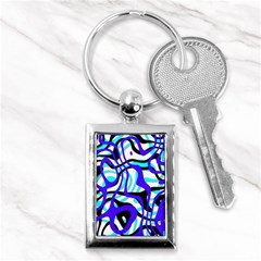 Ribbon Chaos Ocean Key Chains (rectangle) 