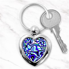 Ribbon Chaos Ocean Key Chains (heart) 