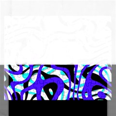 Ribbon Chaos Ocean Rectangular Jigsaw Puzzl by ImpressiveMoments