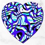 Ribbon Chaos Ocean Jigsaw Puzzle (Heart) Front