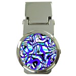 Ribbon Chaos Ocean Money Clip Watches Front