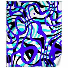 Ribbon Chaos Ocean Canvas 8  X 10 