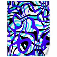 Ribbon Chaos Ocean Canvas 12  X 16  