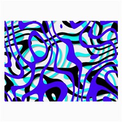 Ribbon Chaos Ocean Large Glasses Cloth