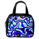 Ribbon Chaos Ocean Classic Handbags (One Side) Front