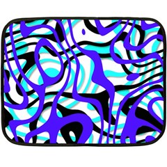 Ribbon Chaos Ocean Double Sided Fleece Blanket (mini) 