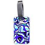 Ribbon Chaos Ocean Luggage Tags (Two Sides) Front