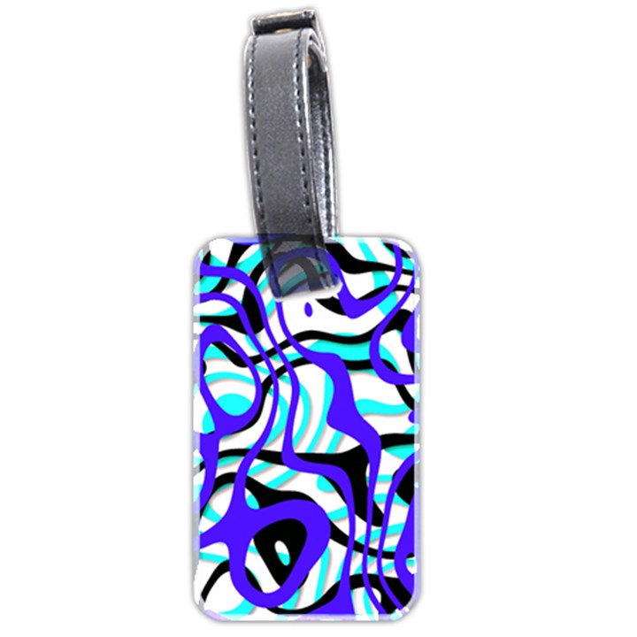 Ribbon Chaos Ocean Luggage Tags (Two Sides)